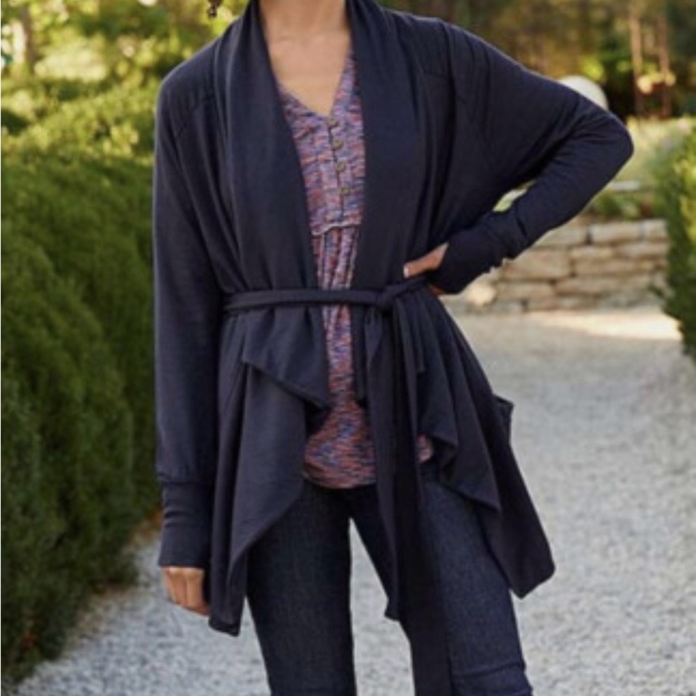 NWOT! Matilda Jane Navy Women's Wrap Cardigan